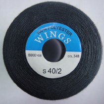 Нитки WINGS 100% полиэстер 40/2 5000 ярд