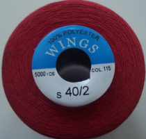 Нитки WINGS 100% полиэстер 40/2 5000 ярд