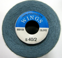 Нитки WINGS 100% полиэстер 40/2 5000 ярд