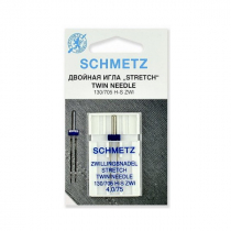 Иглы двойные стрейч для БШМ Schmetz №75/4 1 шт