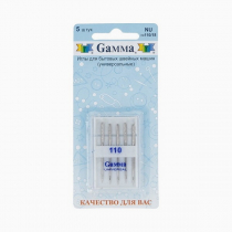 Иглы универсальные для БШМ Gamma  №110 (уп.5 шт)