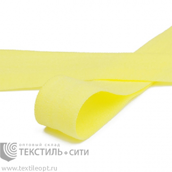Резинка окантовочная матовая Ш-15 мм цв.пастельно-желтый