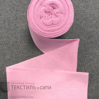 Лента трикотажная (рибана) Ш-35 мм цв.св.розовый