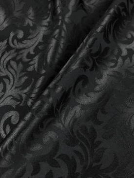 Ткань Ричард жаккард Ш-305 см  50% хб 50% п/э пл. 237 гр цв.черный ГОМ 931828011001, м