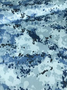Ткань полиэфирно-хлопковая КМФ "Ледник" Ш-150 см шлифование+ВО 92150240Л, м