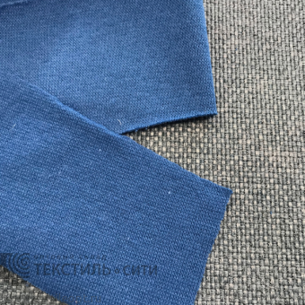 Лента трикотажная (рибана) Ш-35 мм цв.синий 1