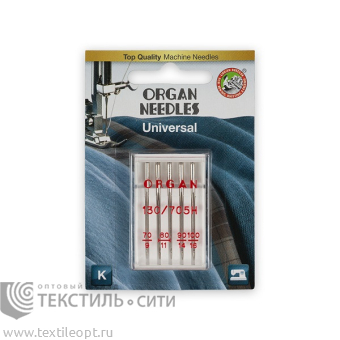 Иглы ORGAN универсальные №70-100 для БШМ ассорти (уп.5 шт)