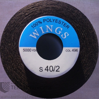 Нитки 100% п/э 40/2 5000 ярд №496 840496