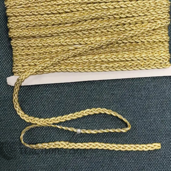 Тесьма отделочная Ш-8 мм  цв.золото