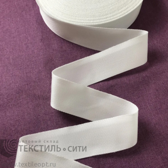 Лента ременная (стропа 50) П/П 26,5гр/м Ш-50 мм цв.белый 
