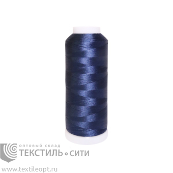 Нитки вышивальные п/э 3000 ярд.т.синий