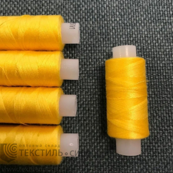 Нитки армированные 45 ЛЛ 200 м желтый 