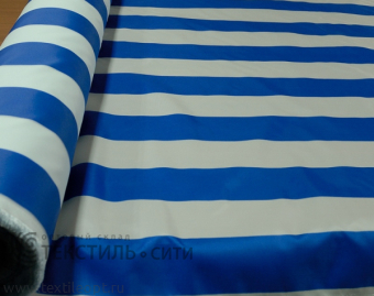 Ткань Турист Ш-150см полоса цв.синий 4245-3