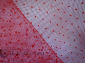 Ткань Фатин точки