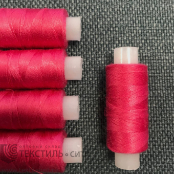 Нитки армированные 45 ЛЛ 200 м ярко-розовый 