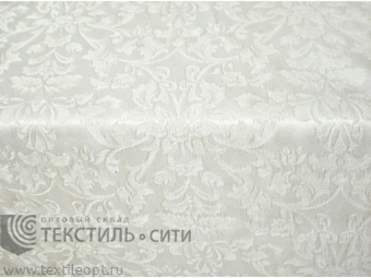Ткань Журавинка жаккард Ш-150 белый1472-010101