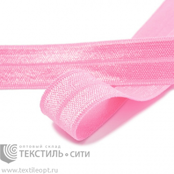 Резинка окантовочная блестящая Ш-15 мм цв.розовый