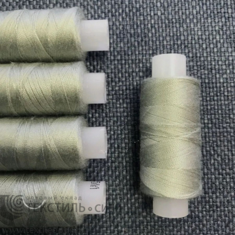 Нитки армированные 45 ЛЛ 200 м светло-серый 