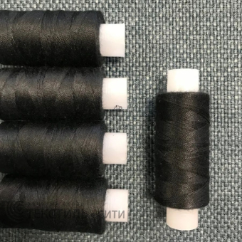 Нитки армированные 45 ЛЛ 200 м чёрный 