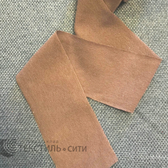 Лента трикотажная (рибана) Ш-60 мм цв.св.какао