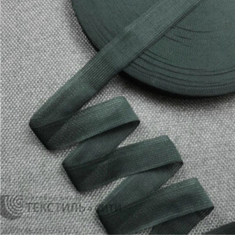 Лента окантовочная 32 мм 3,4 гр/м цв. темно-серый