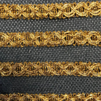 Тесьма отделочная Ш-13 мм цв.золото 