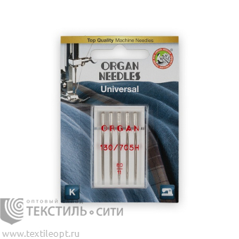 Иглы ORGAN универсальные №80 для БШМ (уп.5 шт)