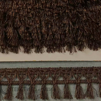 Бахрома портьерная Ш- 7 см темно-коричневый 