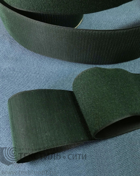 Липучка Ш-50 мм цв. темно-зеленый 