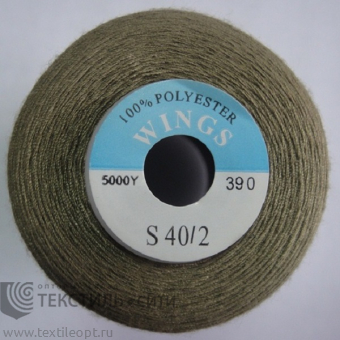 Нитки 100% п/э 40/2 5000 ярд №390 840390