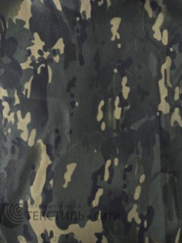Ткань Герда Ш-150 см КМФ мк черный 02-210063, м