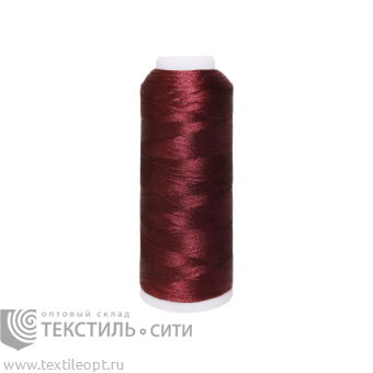 Нитки вышивальные п/э 3000 ярд бордо