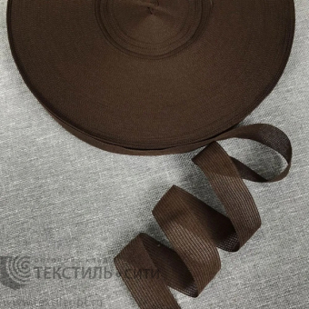 Лента окантовочная 22 мм 2,4 гр/м цв. коричневый 