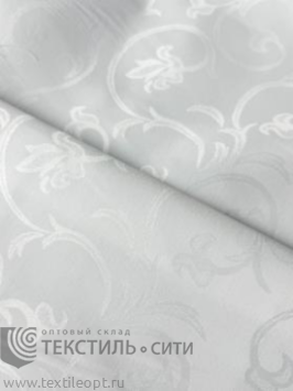 Ткань Журавинка  жаккард Ш-305см цв.белый 922330101-305, м