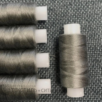 Нитки армированные 45 ЛЛ 200 м серый 