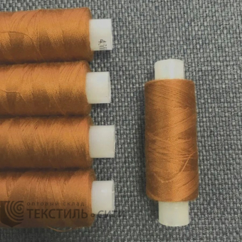 Нитки армированные 45 ЛЛ 200 м золотая охра 