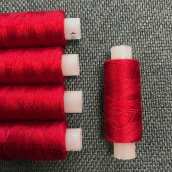 Нитки армированные 45 ЛЛ 200 м красный 