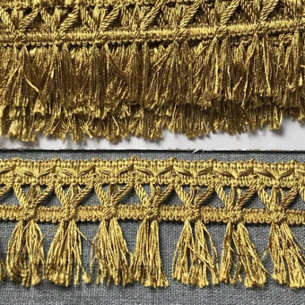 Бахрома шторная Ш-7 см золото 